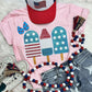 Sequin chenille patch bomb pop tee