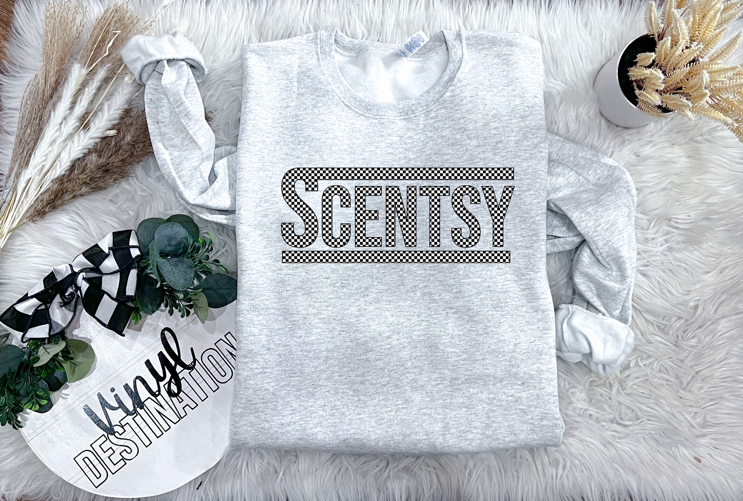 CUSTOM BLACK/WHITE CREW + TEE