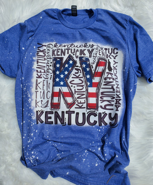 KY hand dyed typography