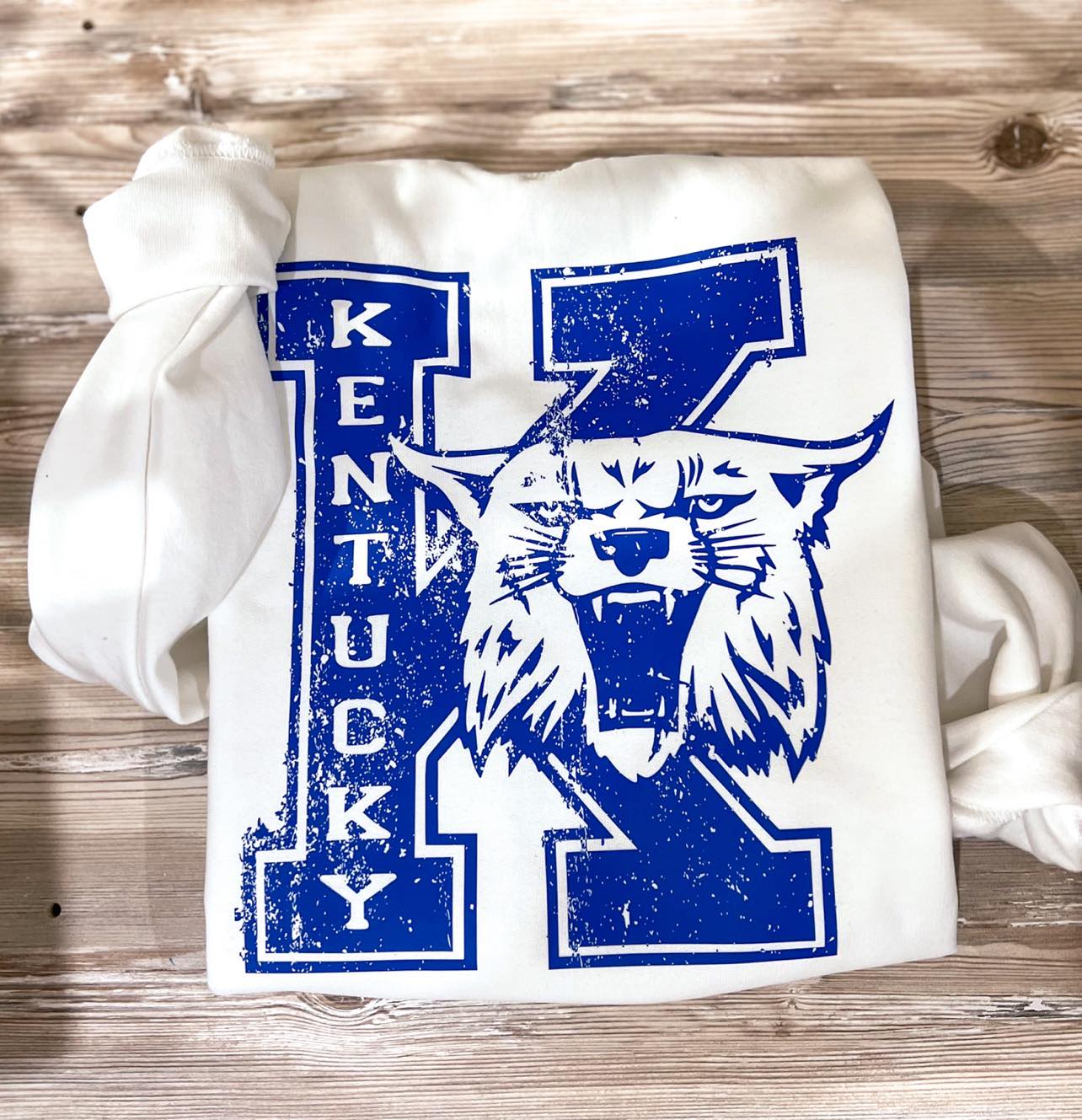 Distressed Kentucky Crew + Tee