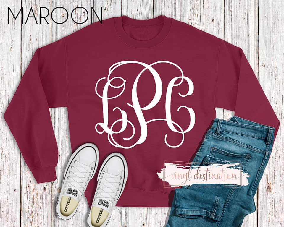 Monogram pullover