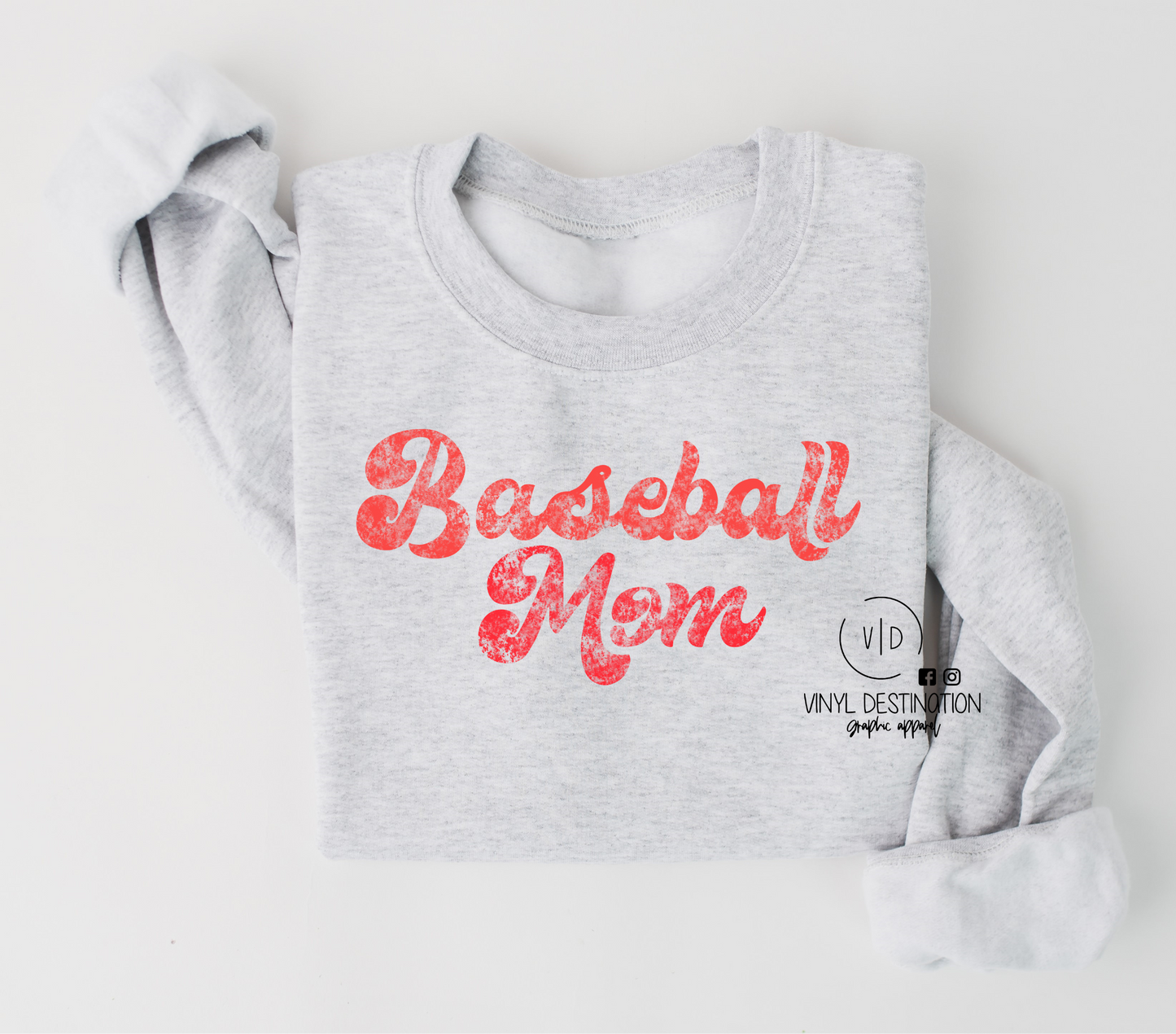 Vintage Baseball Mama Crew + Tee