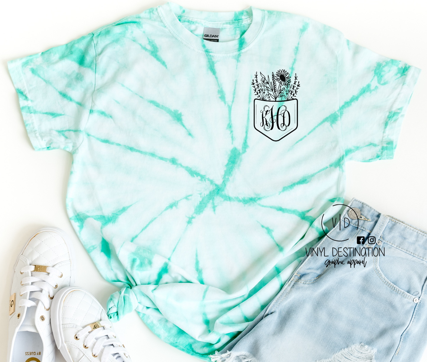 Pocket Full of Flowers Monogram