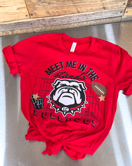 Meet me at the field- Bulldogs CREW,TEE,HOODIE