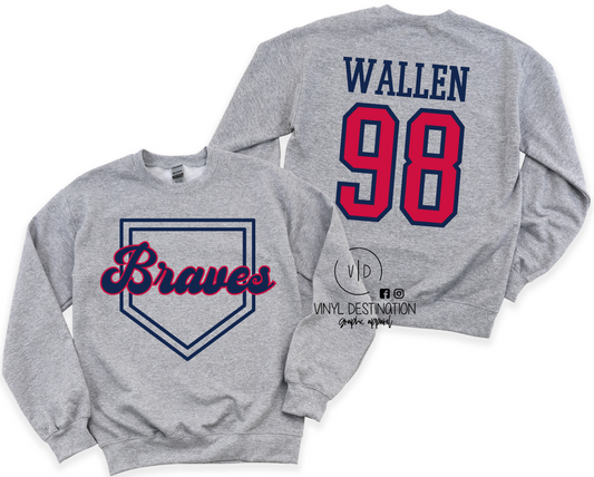 98 Braves Crew + Tee