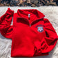 LAWRENCE CO BULLDOG QUARTER ZIP PULLOVER- RED