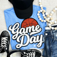 BASKETBALL GAME DAY PATCH CREWNECK SWEATSHIRT