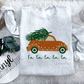 FA LA LA RETRO CAR CREW + TEE