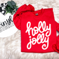 HOLLY JOLLY CREWNECK SWEATSHIRT