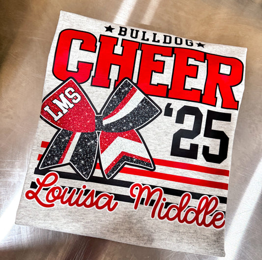 BULLDOG CHEER LOUISA MIDDLE 25’