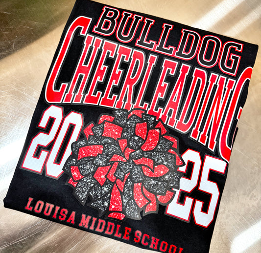 Bulldog cheerleader 2025