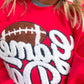 FOOTBALL GAME DAY PATCH CREWNECK SWEATSHIRT