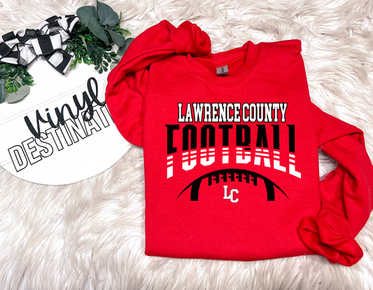 LAWRENCE COUNTY FOOTBALL CREWNECK SWEATSHIRT