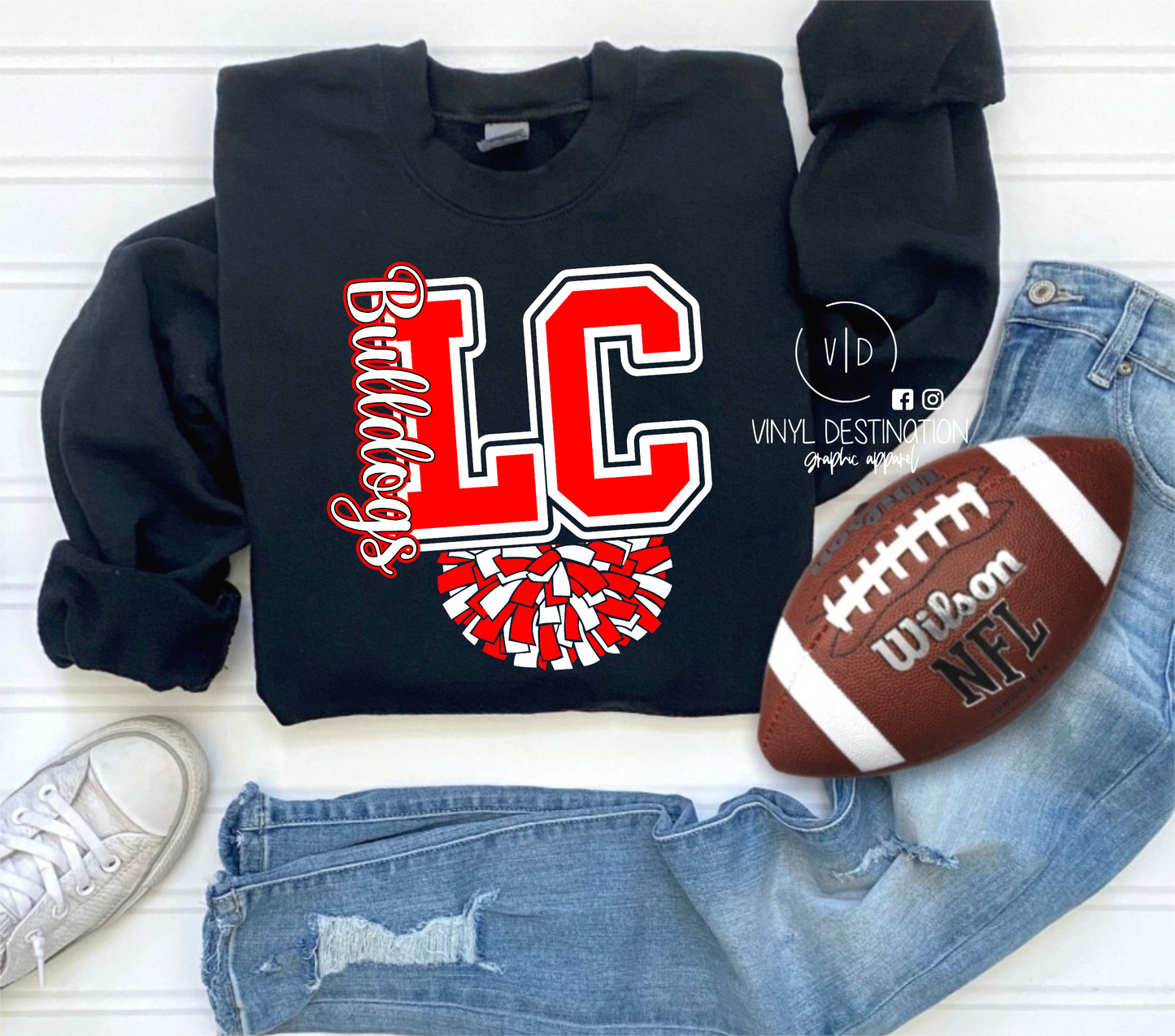 LC POM CREWNECK SWEATSHIRT