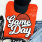 BASKETBALL GAME DAY PATCH CREWNECK SWEATSHIRT