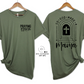 PRAYING MAMA-olive Crew + Tee