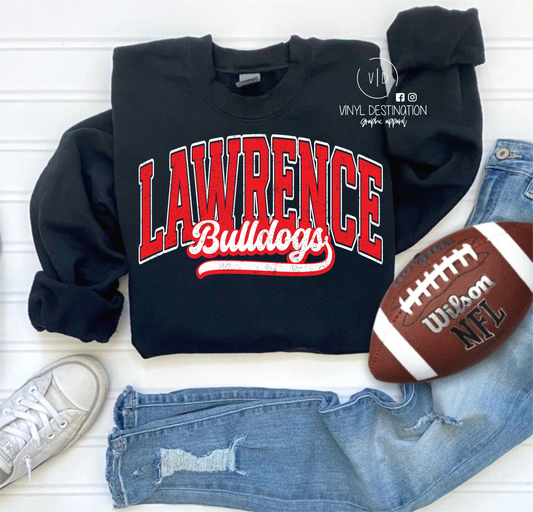 RETRO LAWRENCE BULLDOGS