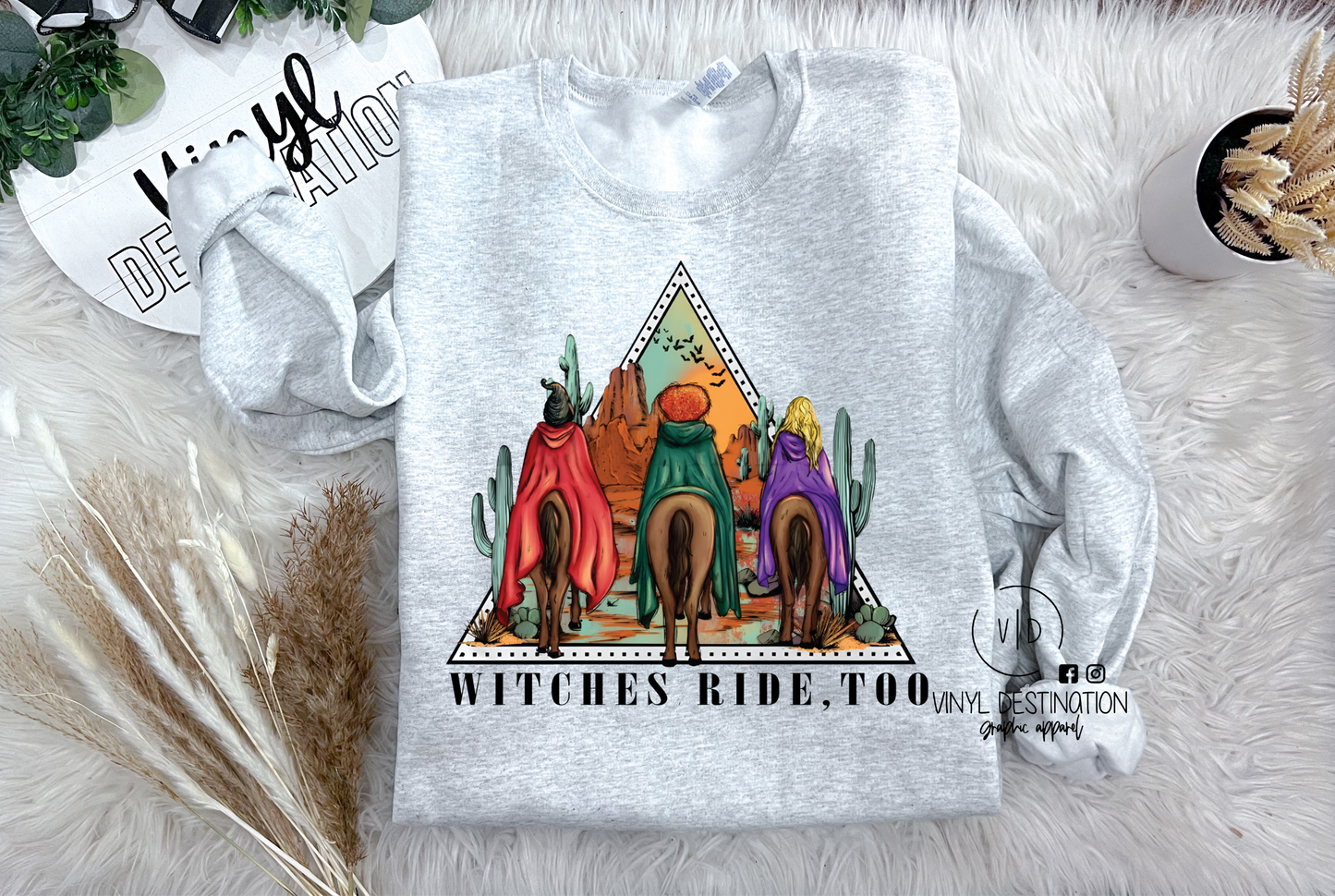 WITCHES RIDE TOO CREW + TEE