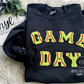 GAME DAY- SOFTBALL CHENILLE PATCH CREW+TEE