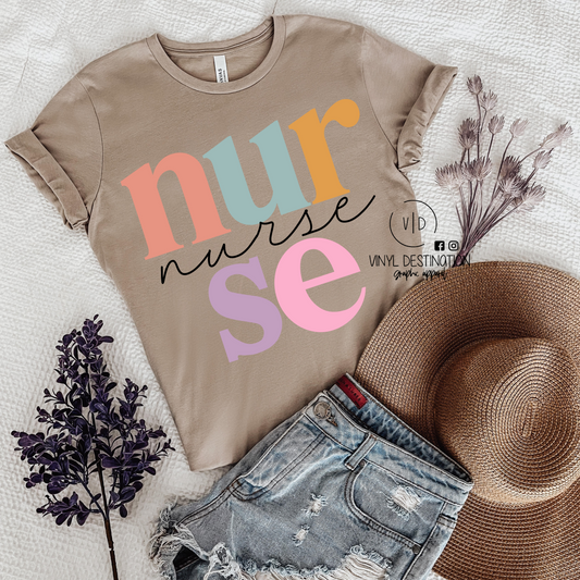 Trendy Modern Nurse Tee