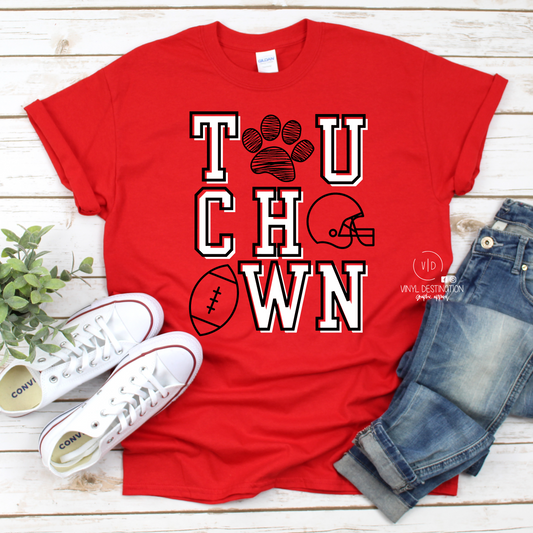 TOUCHDOWN- PAW PRINT KIDS + ADULT