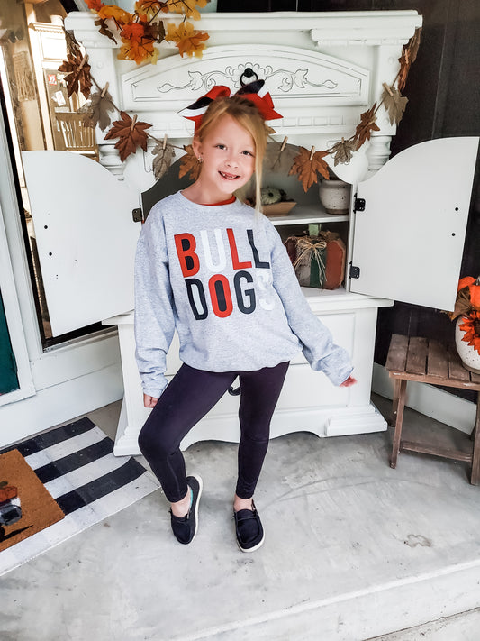 Bulldogs colortone pullover youth/toddler