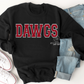 DAWGS FAUX PATCH PULLOVER/TEE