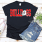 DISTRESSED BULLDOGS BASIC TEE,CREW,HOODIE