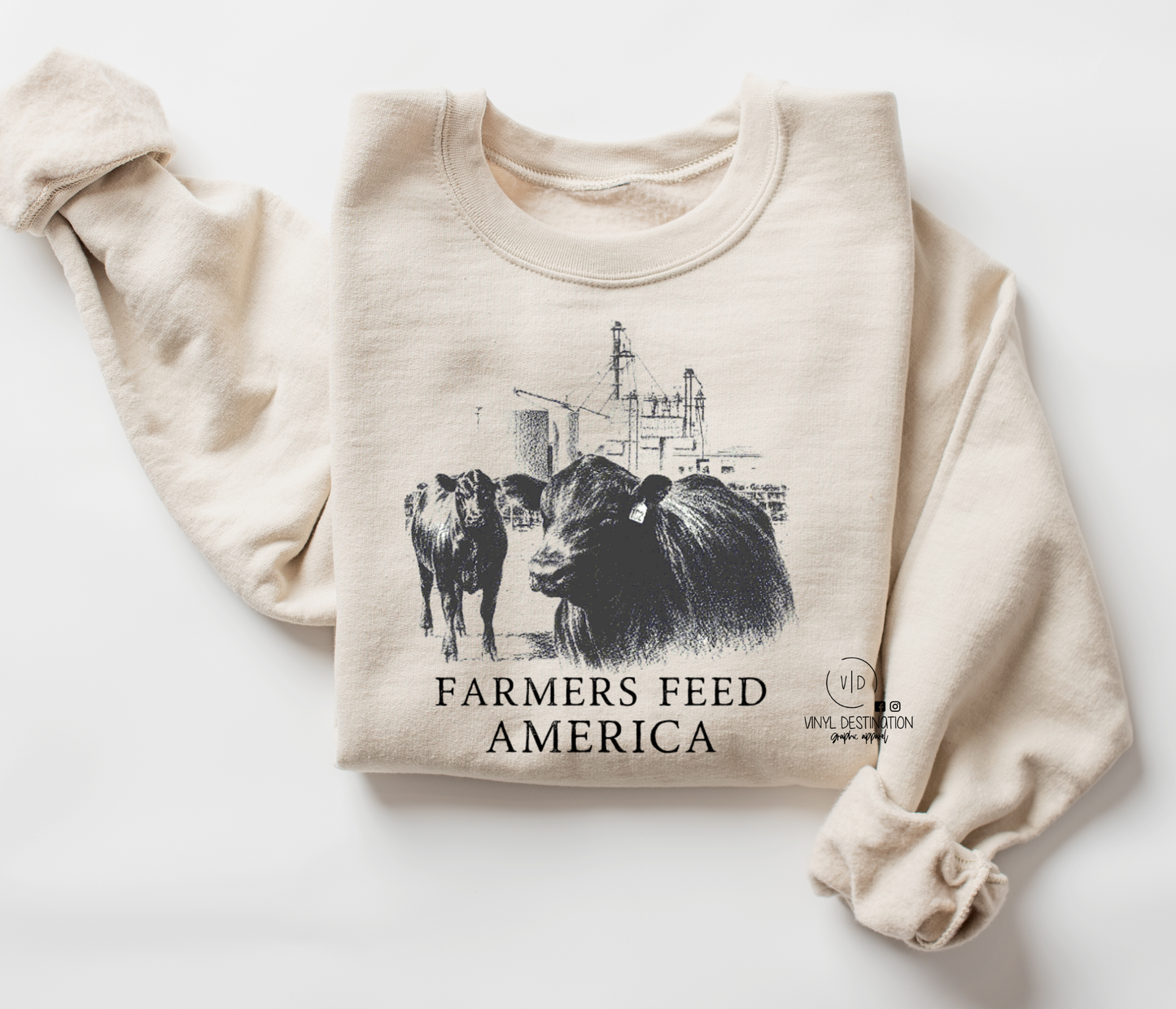 FARMERS FEED AMERICA Crew + Tee