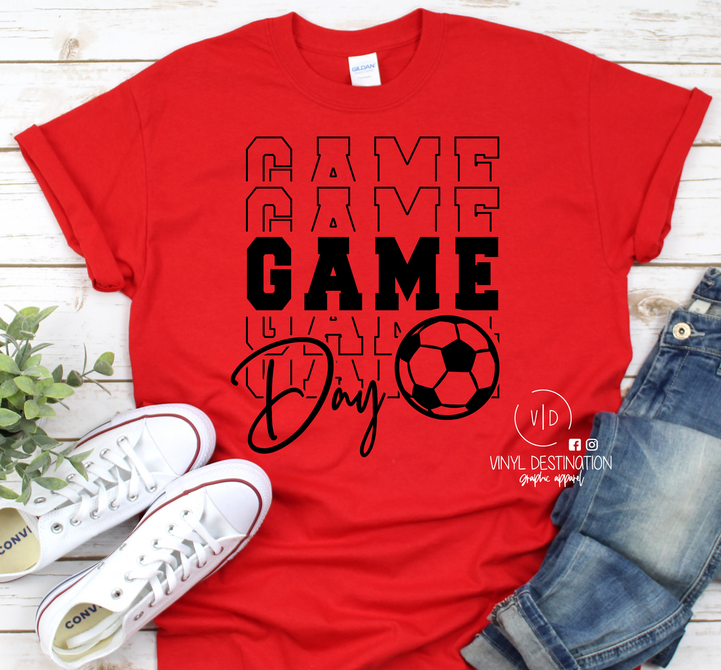 SOCCER GAME DAY-CHOOSE TEE COLOR