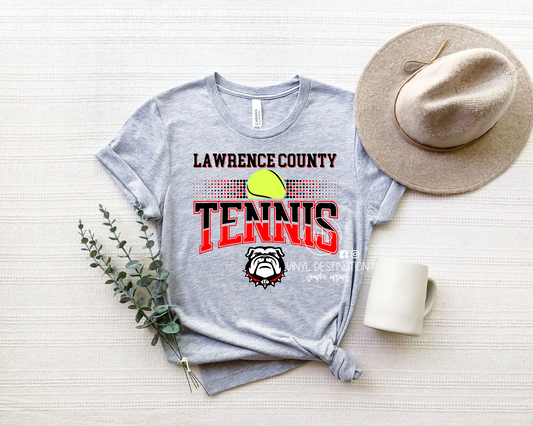 LC BULLDOGS TENNIS TEE+PULLOVER+CREW