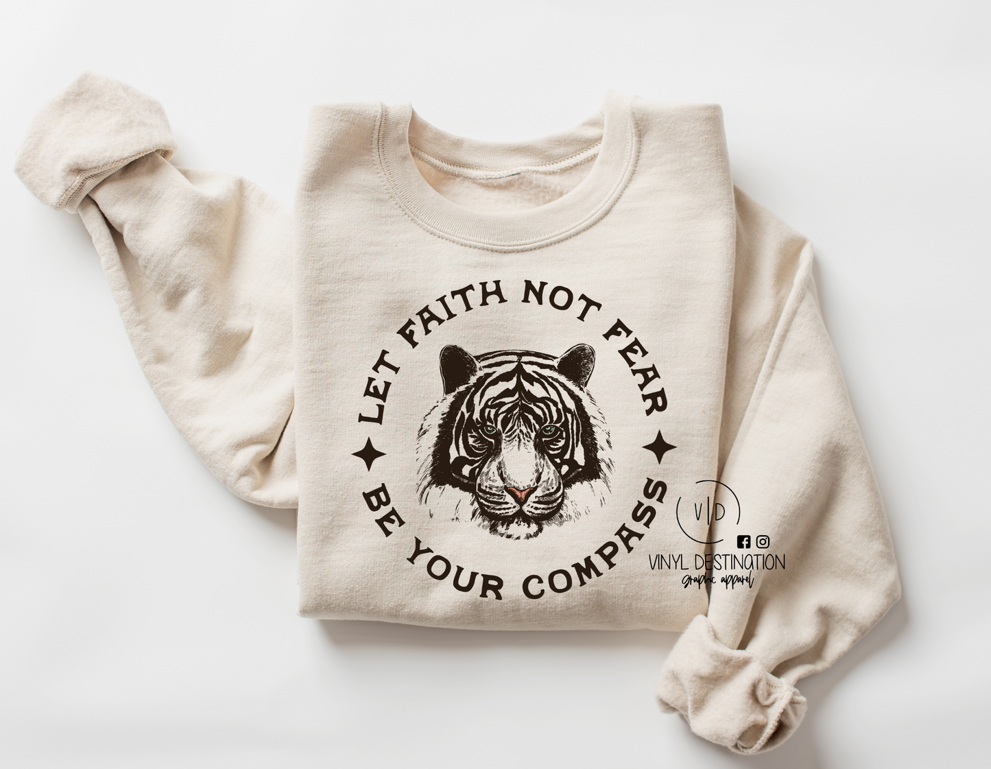 LET FAITH, NOT FEAR Crew + Tee