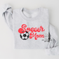 Vintage Soccer Mama Crew + Tee