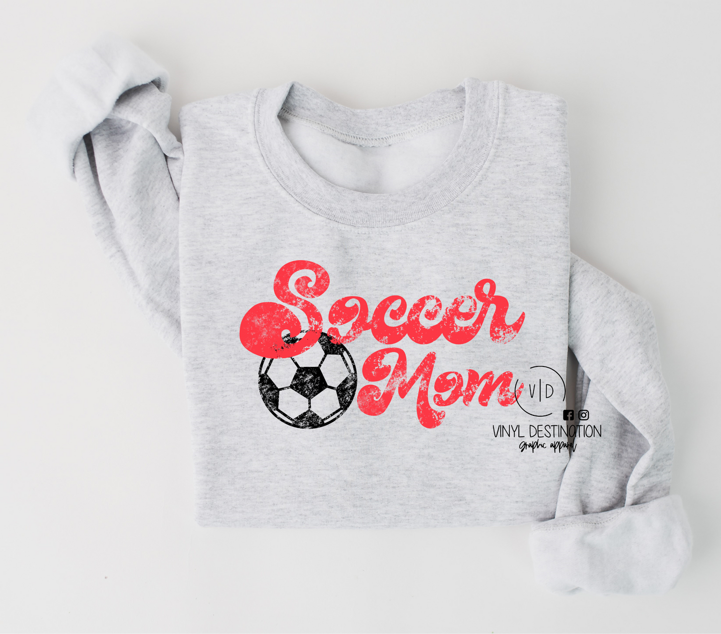 Vintage Soccer Mama Crew + Tee