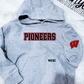 YOUTH PIONEERS hoodie with pocket and sleeve logo