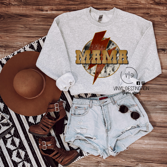 WESTERN MAMA CREWNECK SWEATSHIRT