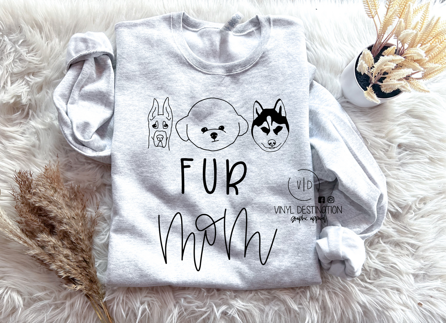 FUR MOM Pullover/Tee- Multiple Pets