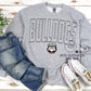 YOUTH BULLDOGS OUTLINE FONT TEE, SWEATSHIRT, HOODIE
