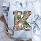 KY leopard santa tee/crew
