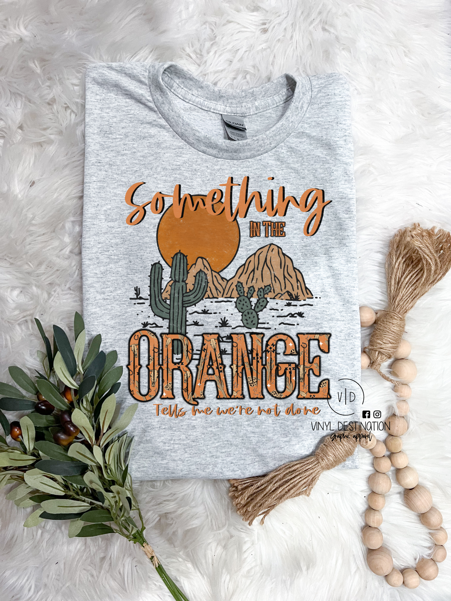 SOMETHING IN THE ORANGE crew + tee