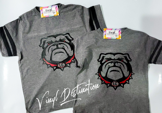 BULLDOG VARSITY TEE-ADULT
