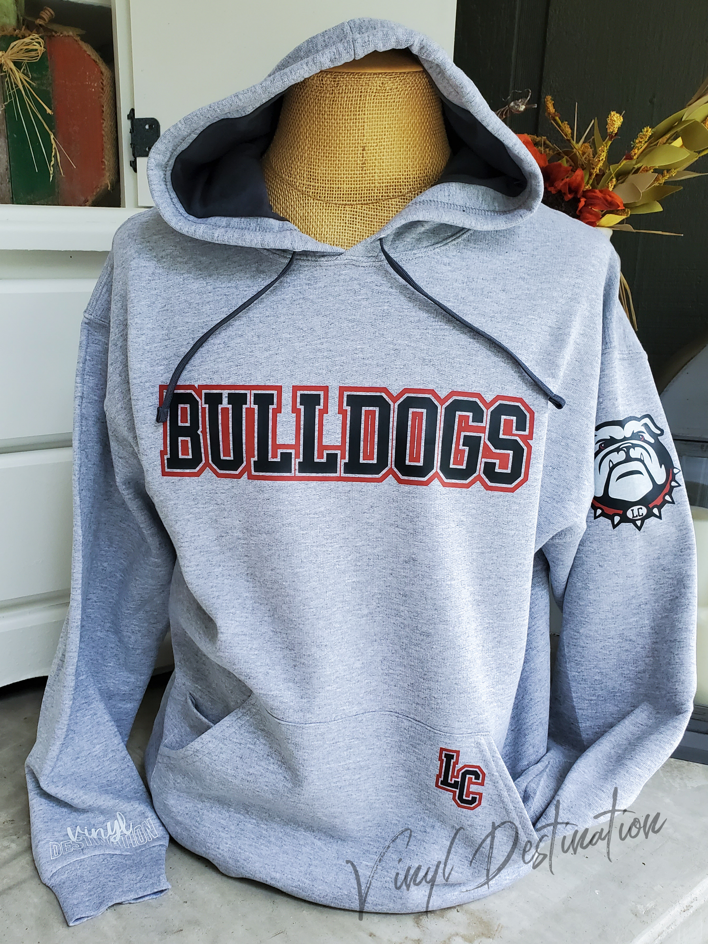 Bulldogs Fleece with Charcoal Lined Hoodie